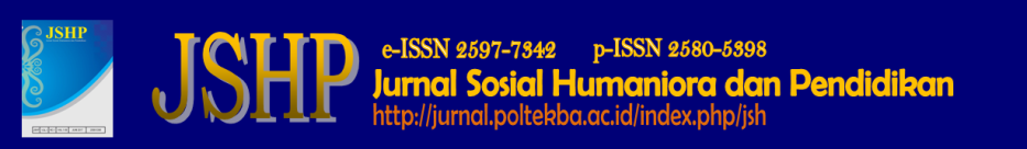 JSHP (Jurnal Sosial Humaniora dan Pendidikan)